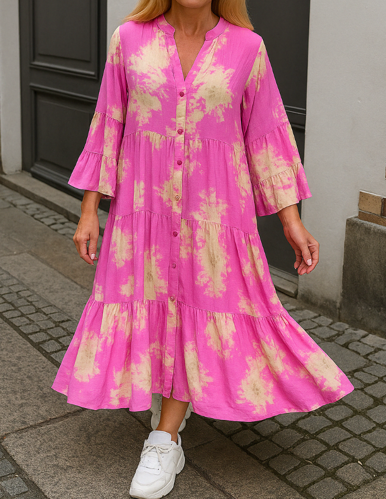 Women's Elegant V-Neck Dress