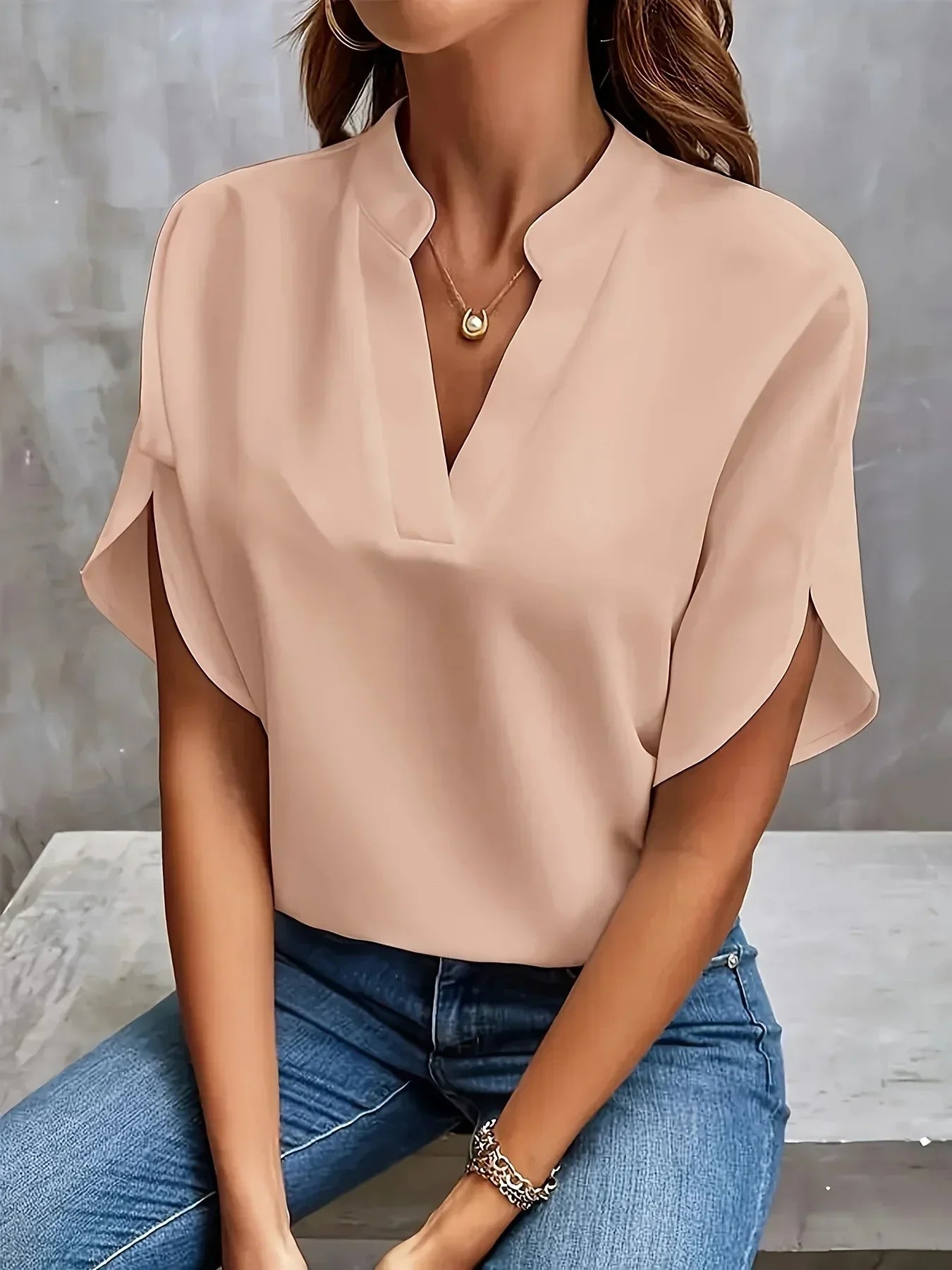 Women's Striped Knit Top