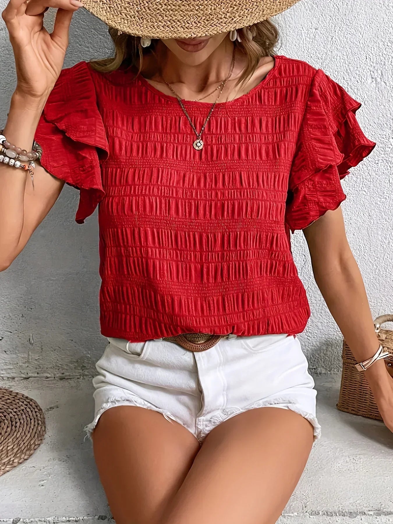 Women's Ruffle Blouse