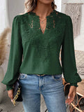 Women's Lace-Detail Blouse