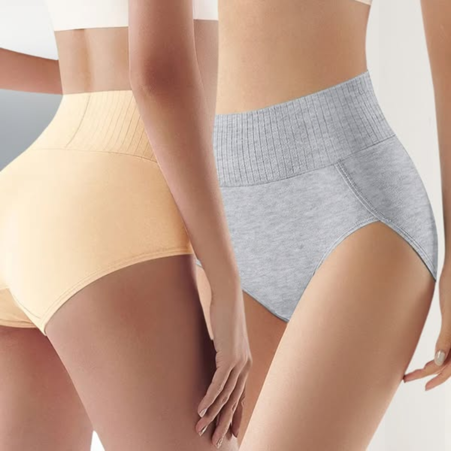 Women's High-Waist Briefs – 6 Pack