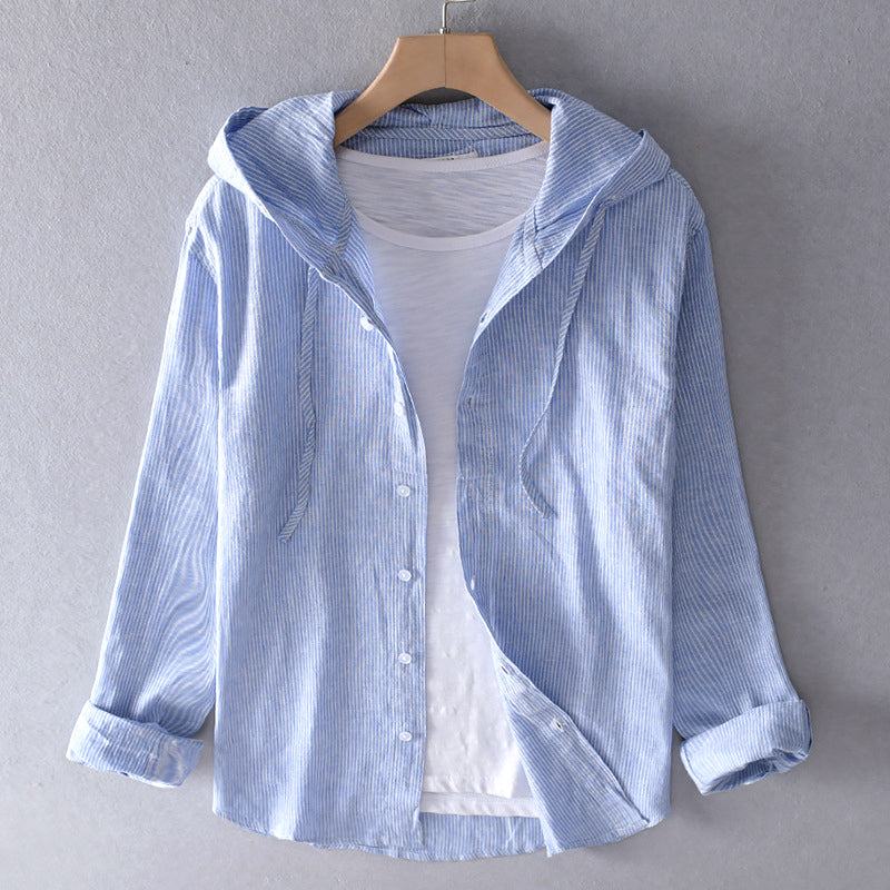 Women's Relaxed Hooded Blouse