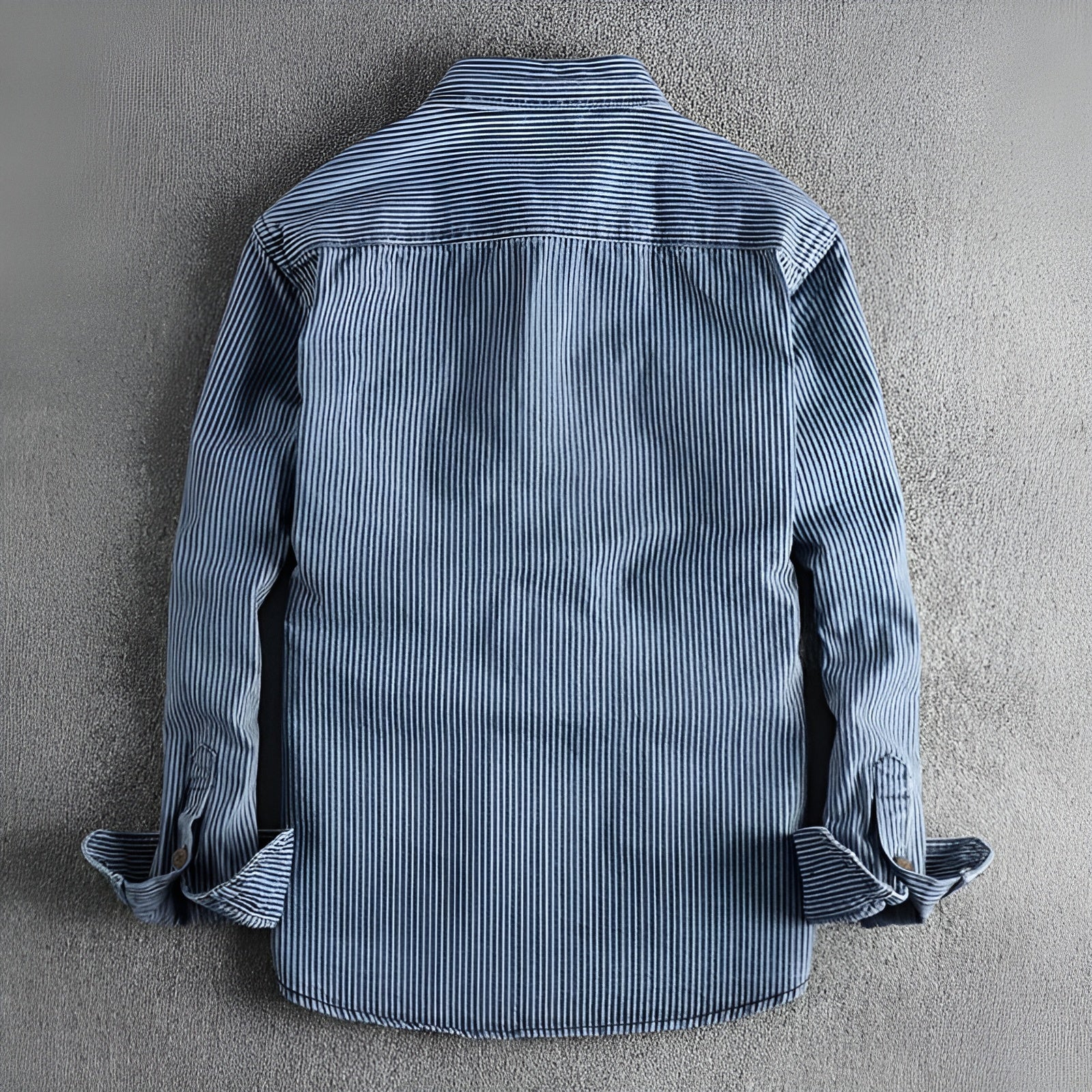 Men's Cargo Denim Shirt
