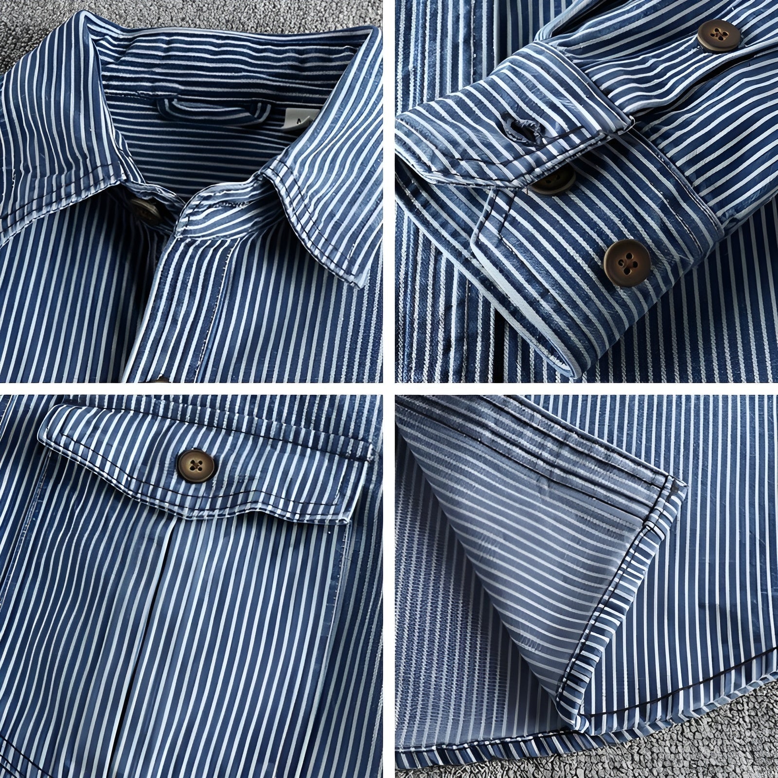 Men's Cargo Denim Shirt