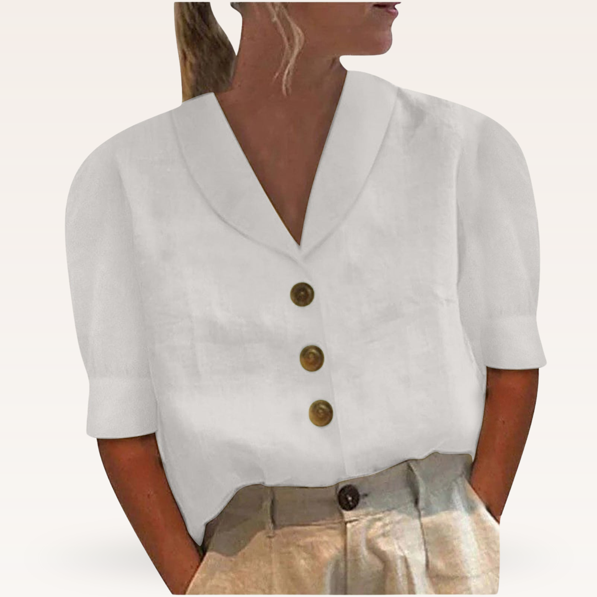 Comfort Blouse – White