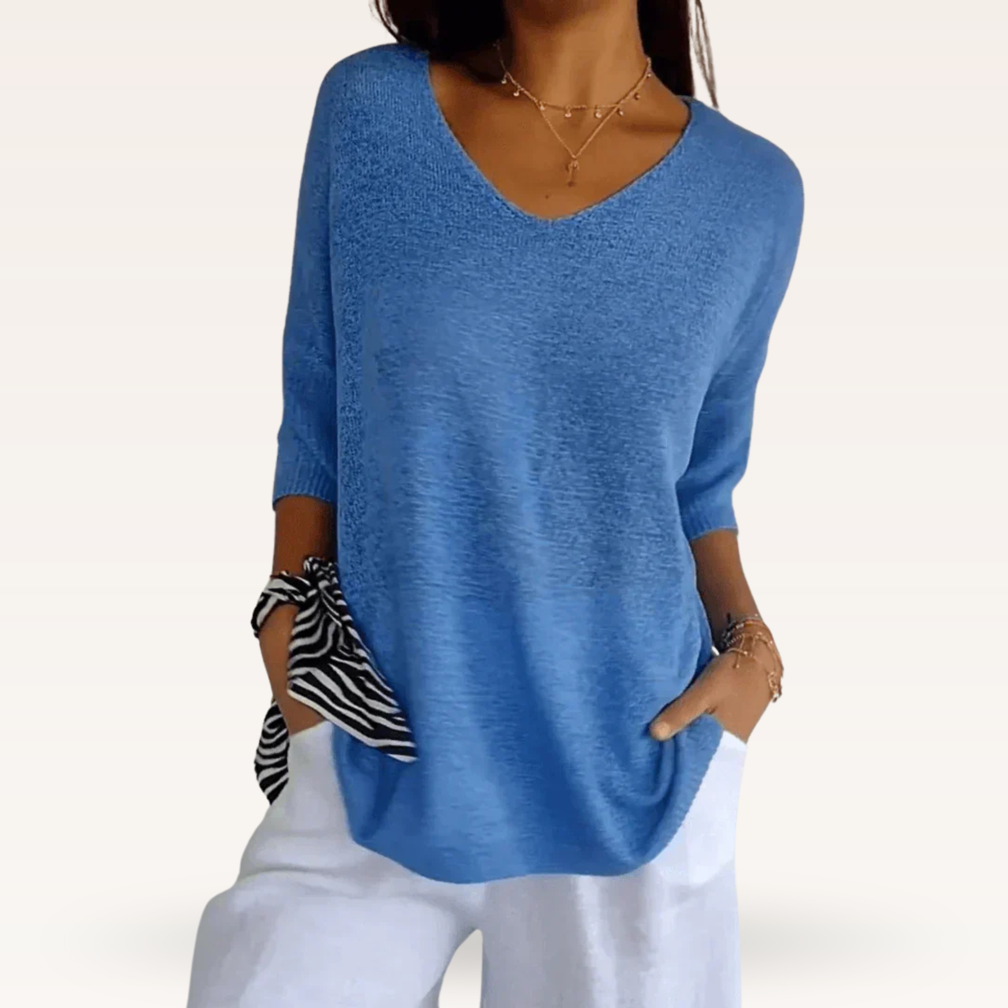 Women's Chic V-Neck Top