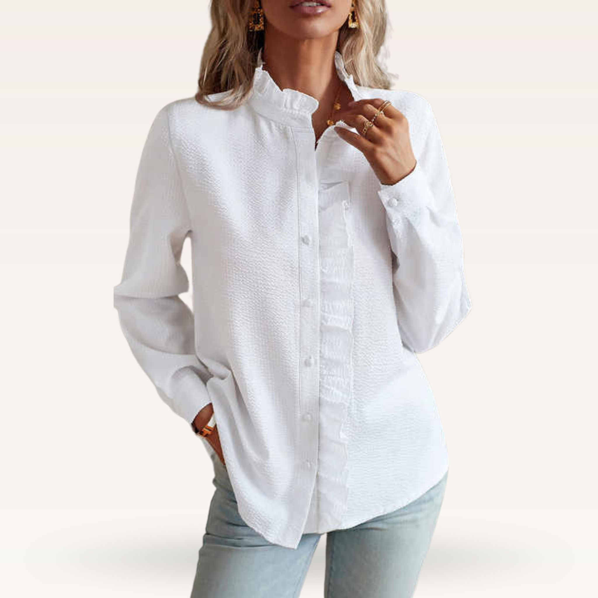 Women's Elegant Floral Blouse