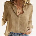Fine Floral Blouse – Brown