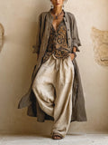 Natural Premium Cotton & Linen 3-Piece Set