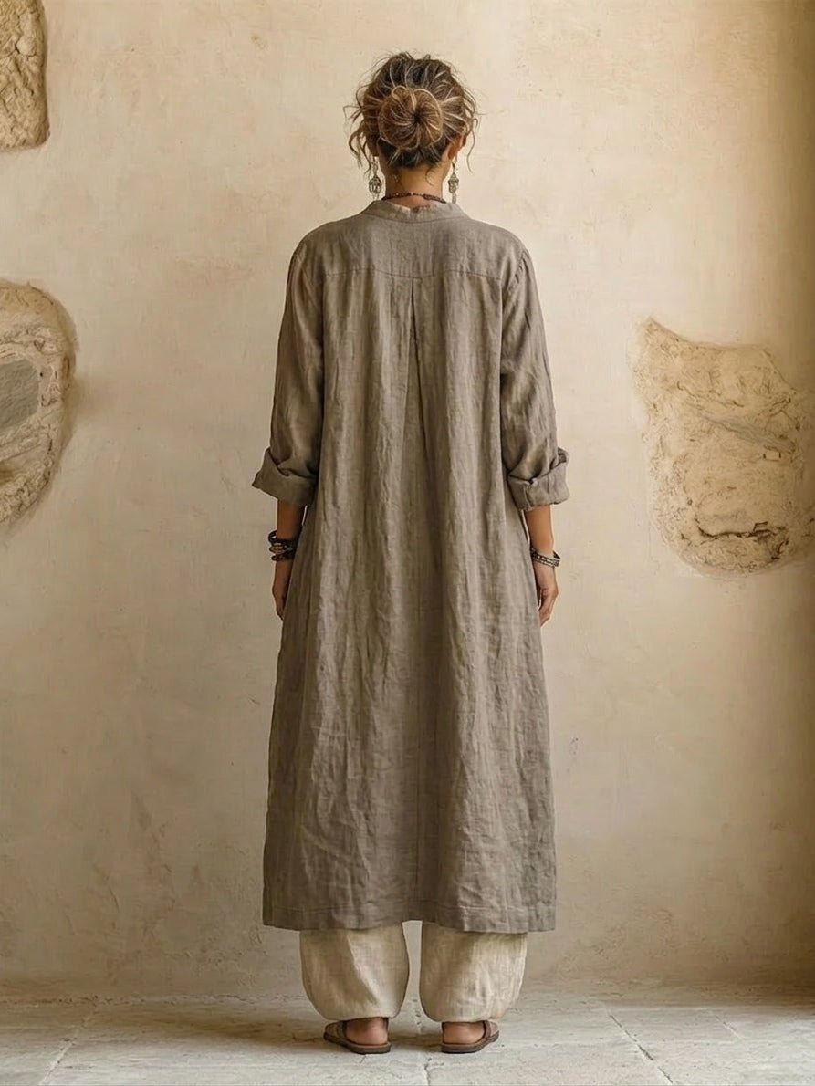 Natural Premium Cotton & Linen 3-Piece Set