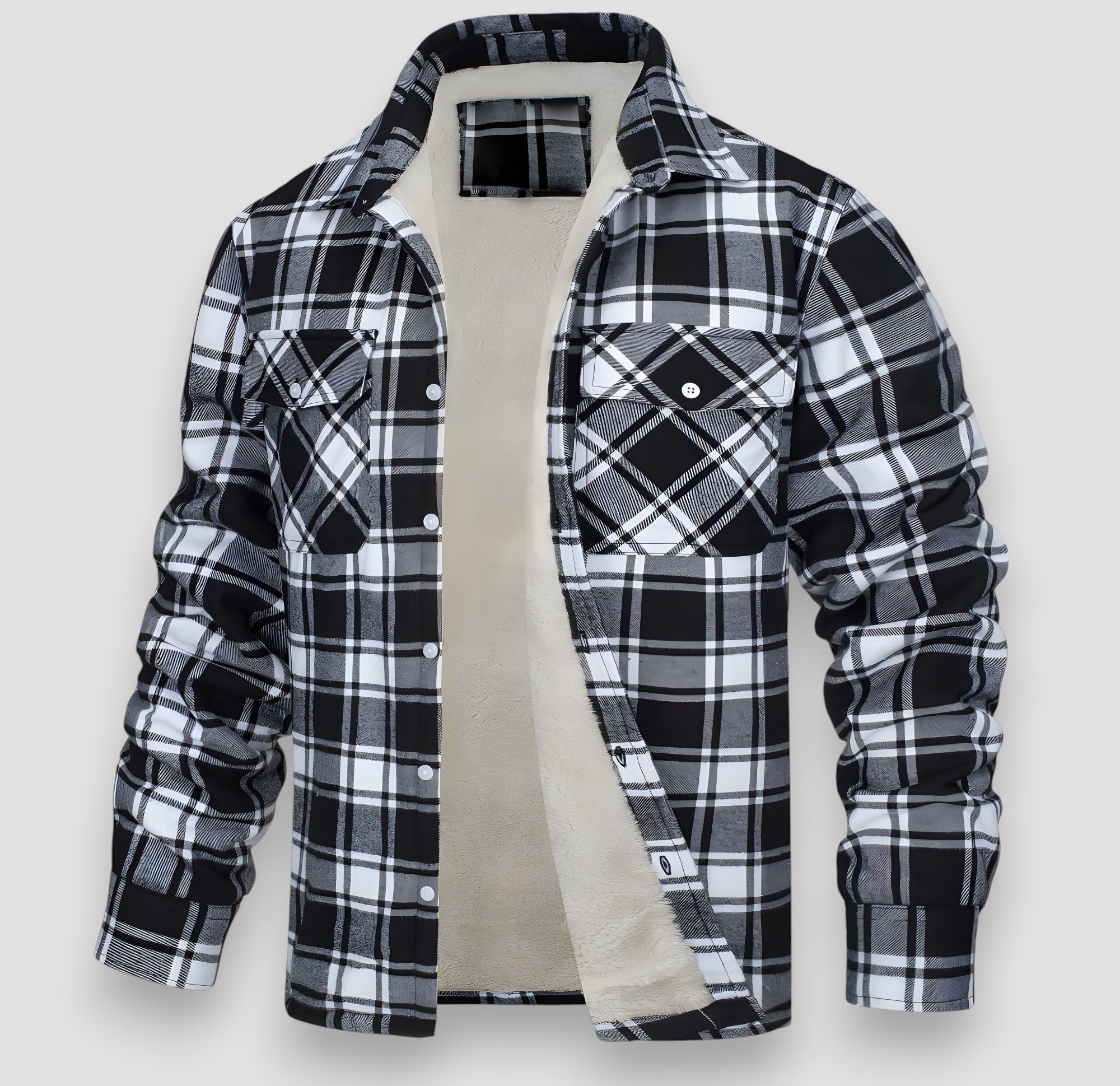 Men's Flannel Shirt Jacket