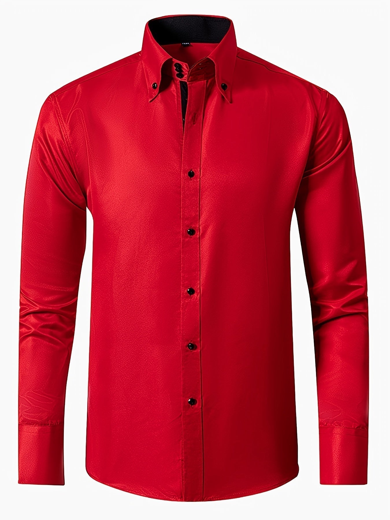 Men's Plain Long Sleeve Shirt