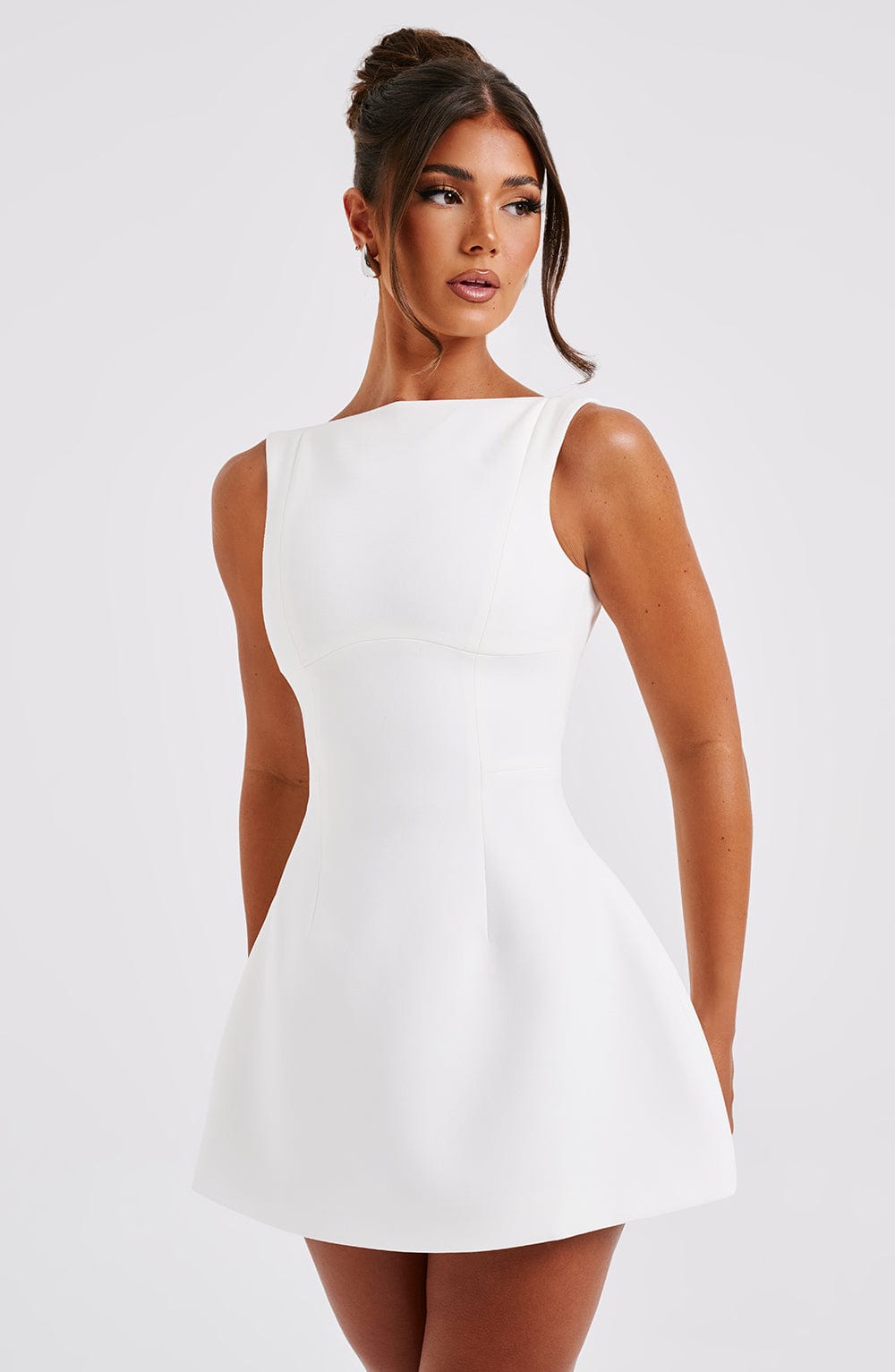 Ophelia Mini Dress – Ivory