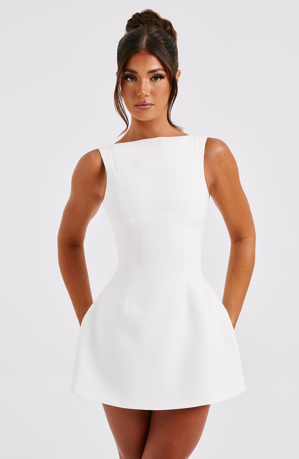 Ophelia Mini Dress – Ivory