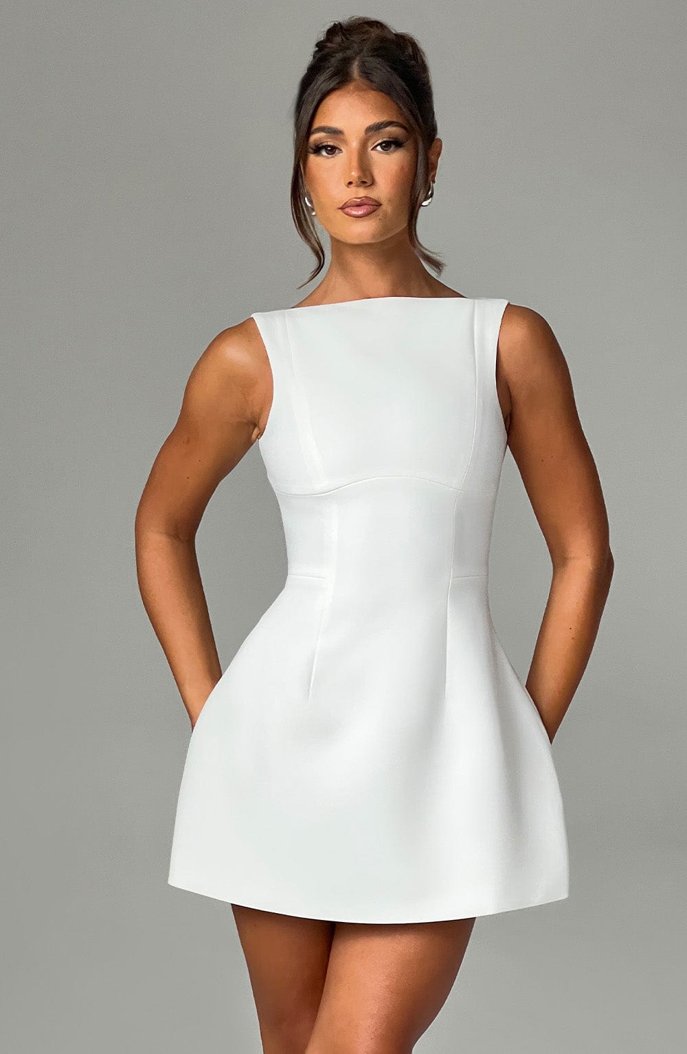 Ophelia Mini Dress – Ivory