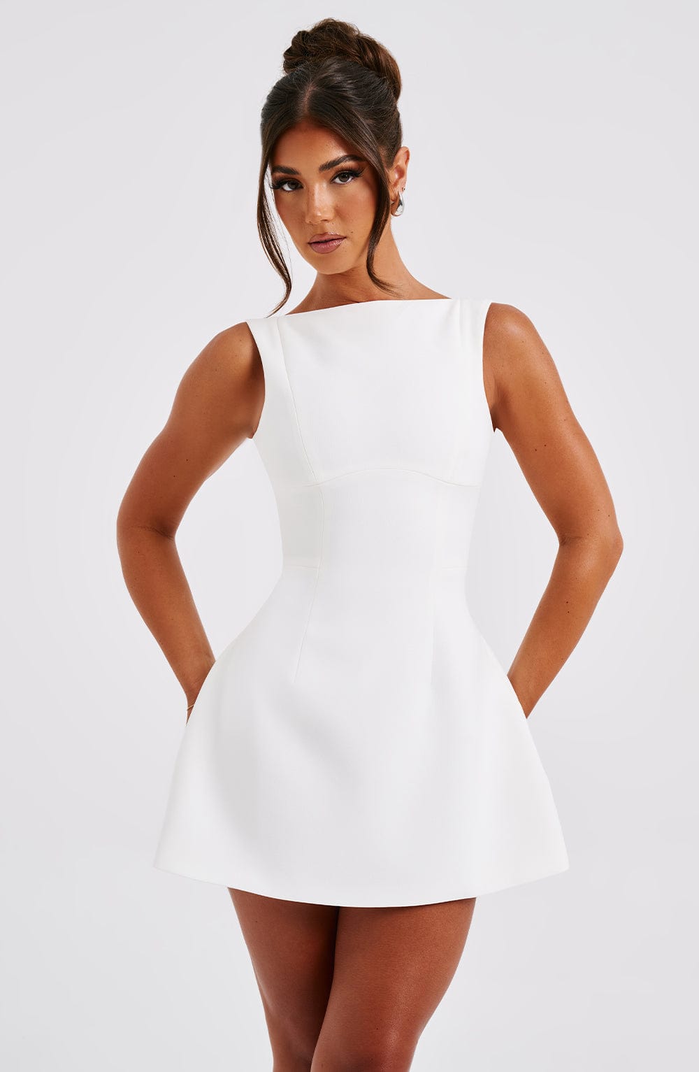 Ophelia Mini Dress – Ivory