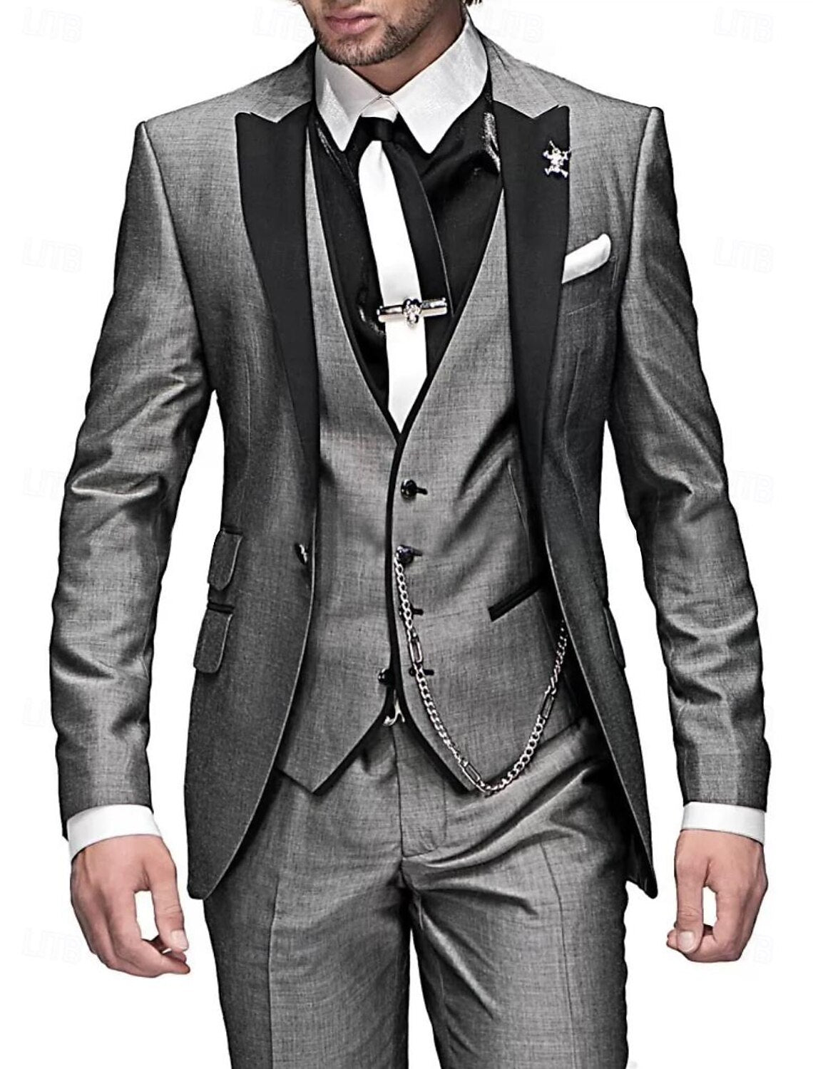 Men's Elegant Three-Piece Suit