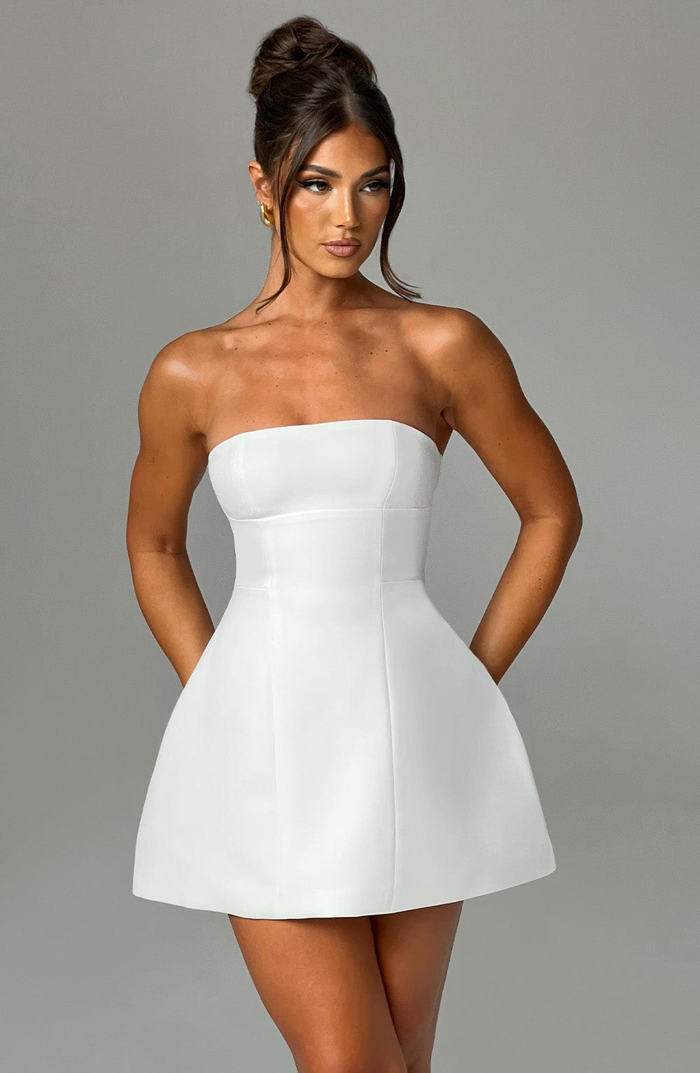Asha Mini Dress – Ivory