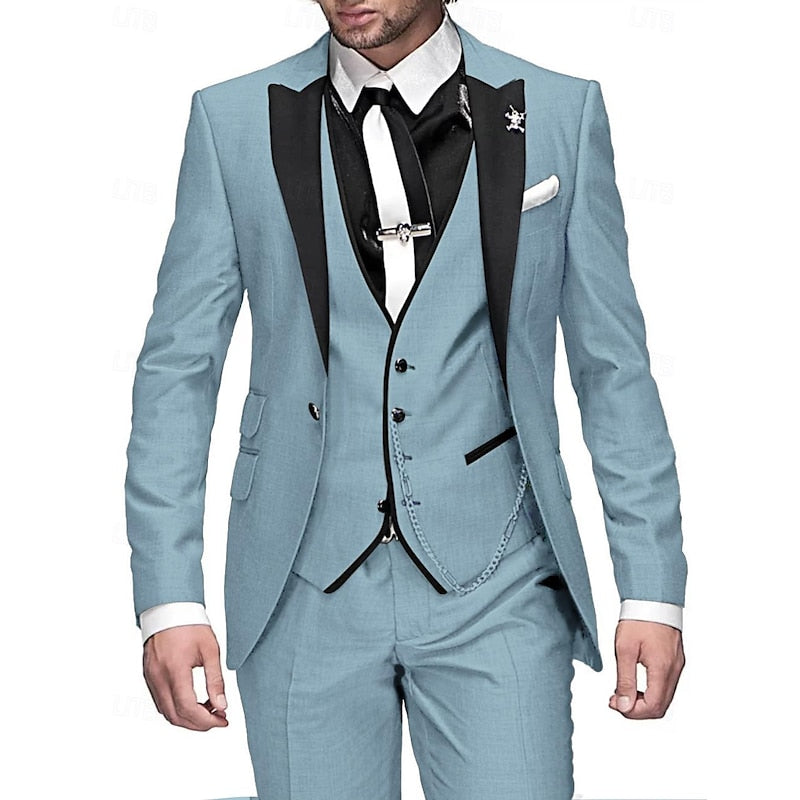 Men's Elegant Three-Piece Suit