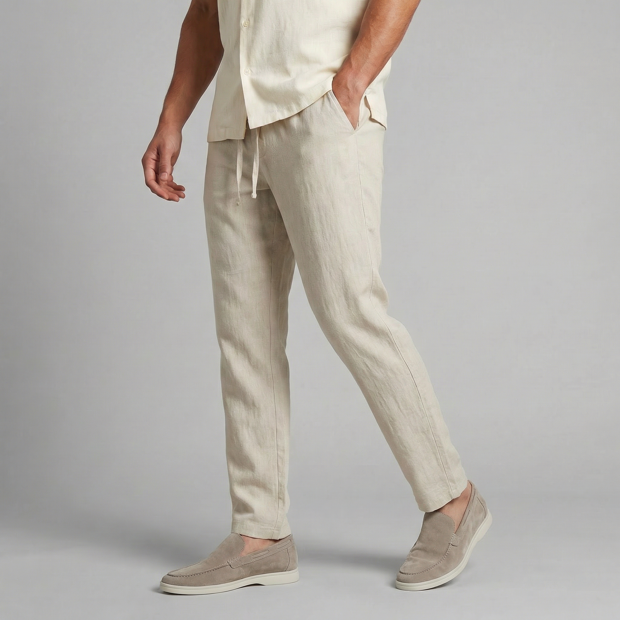 Men's Wide Leg Casual Pants