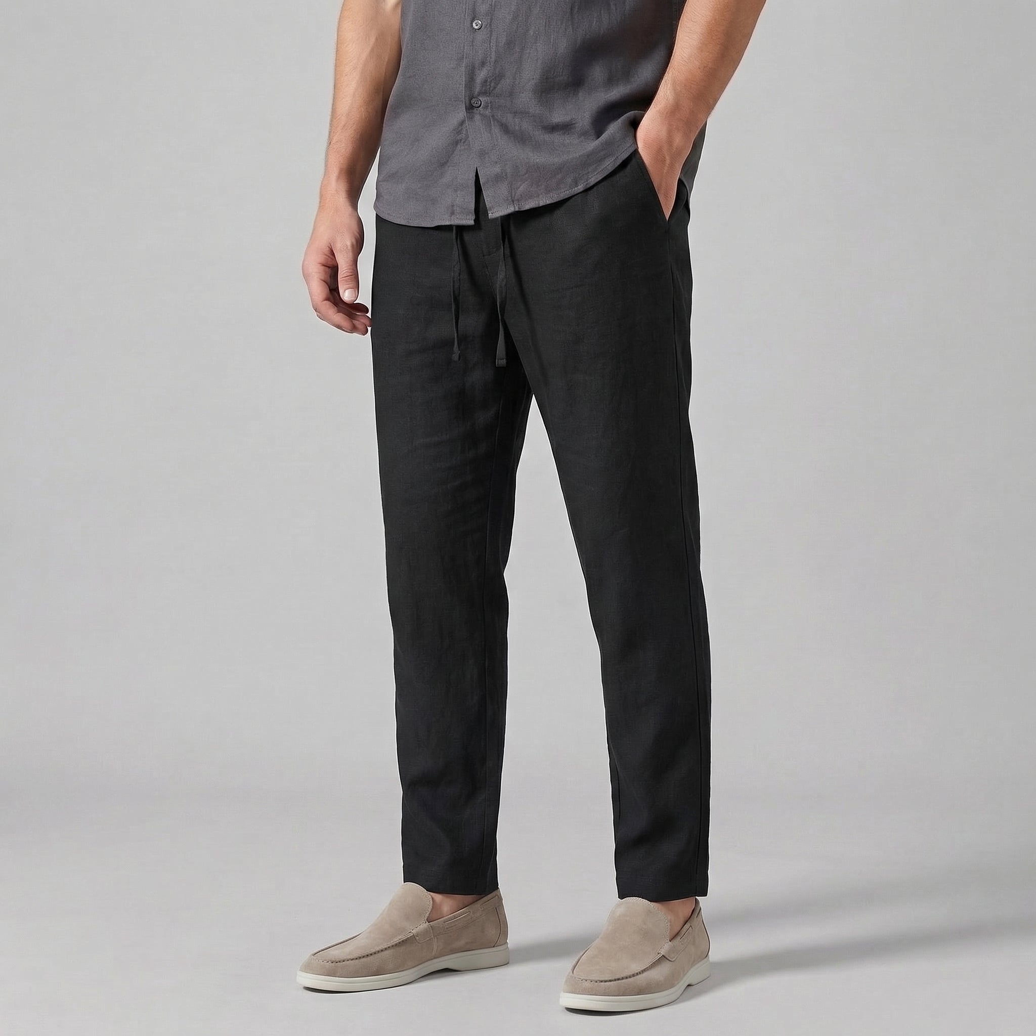 Men's Wide Leg Casual Pants