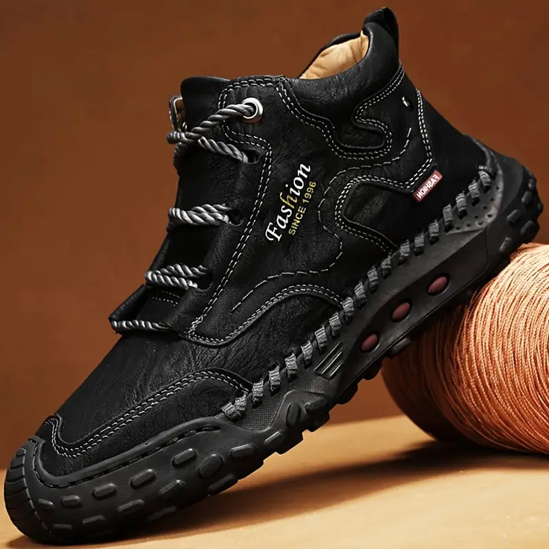 Rugged Men's Boots – Black
