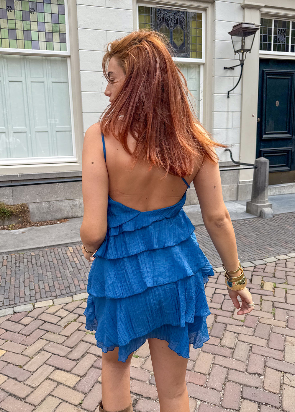 Women's Ruffle Mini Dress