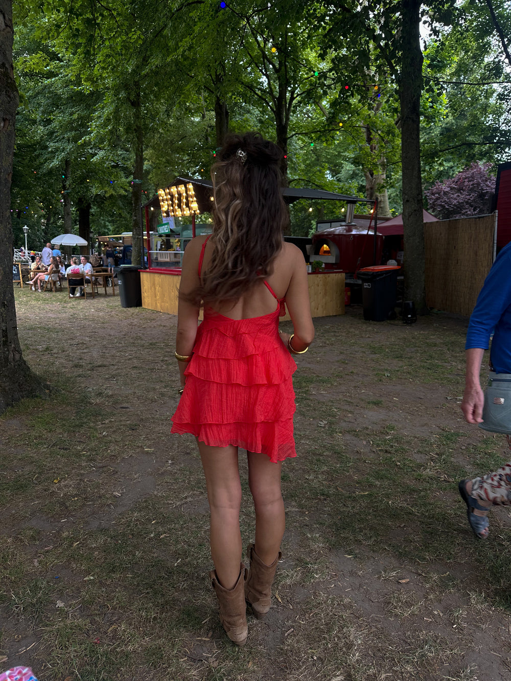 Women's Ruffle Mini Dress