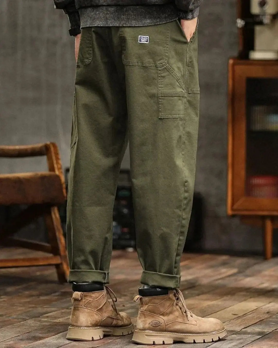 Men's Rugged Cargo Trousers