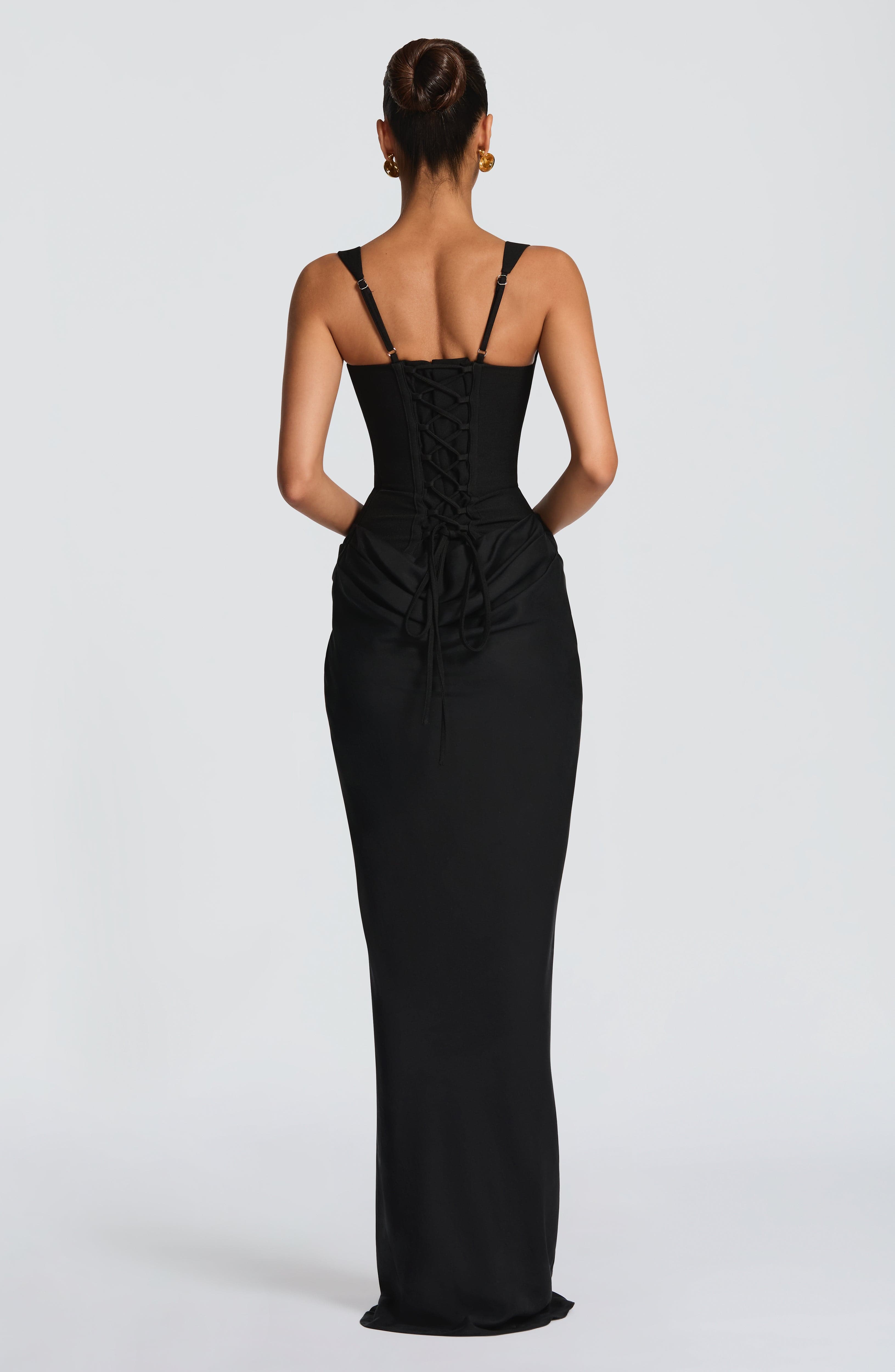 Vienna Maxi Dress – Black