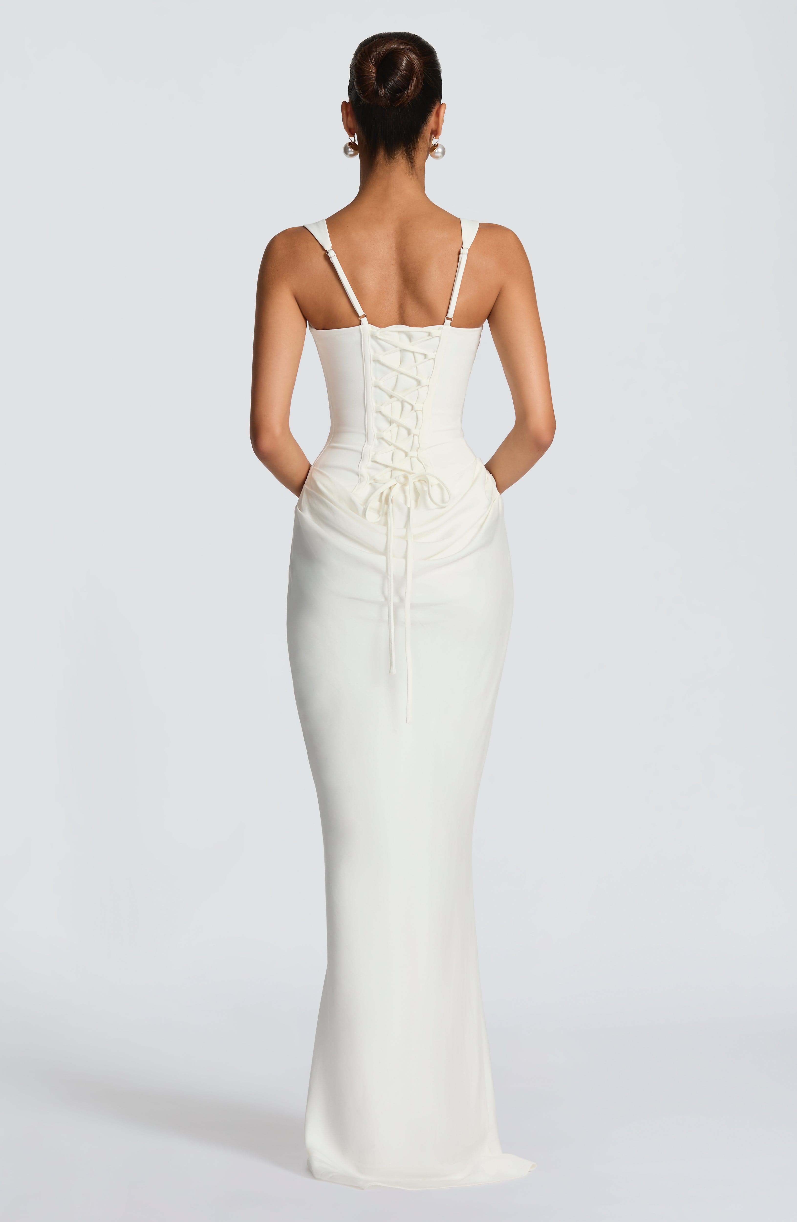 Cornelia Maxi Dress – Ivory