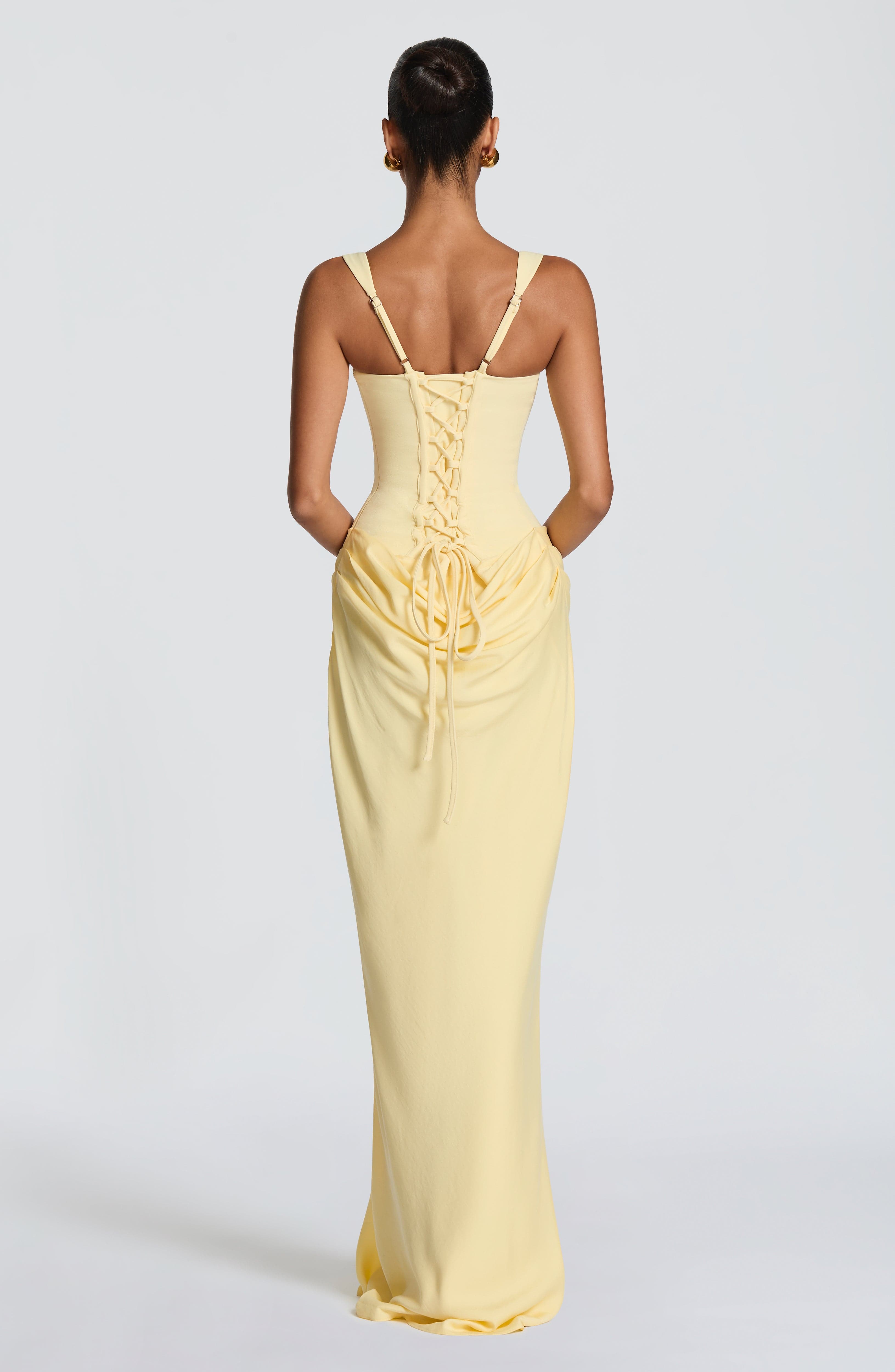 Cornelia Maxi Dress – Lemon