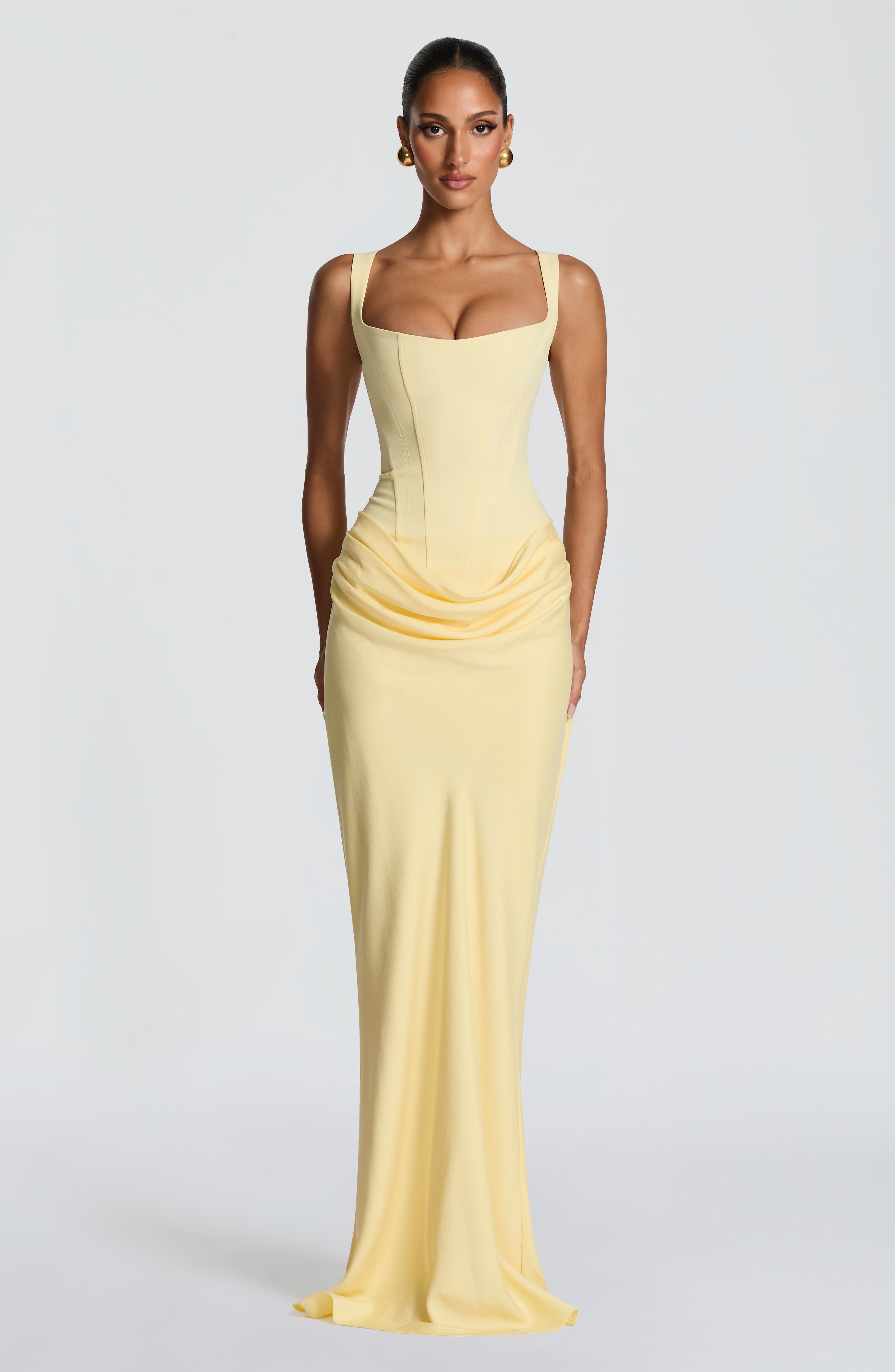 Cornelia Maxi Dress – Lemon