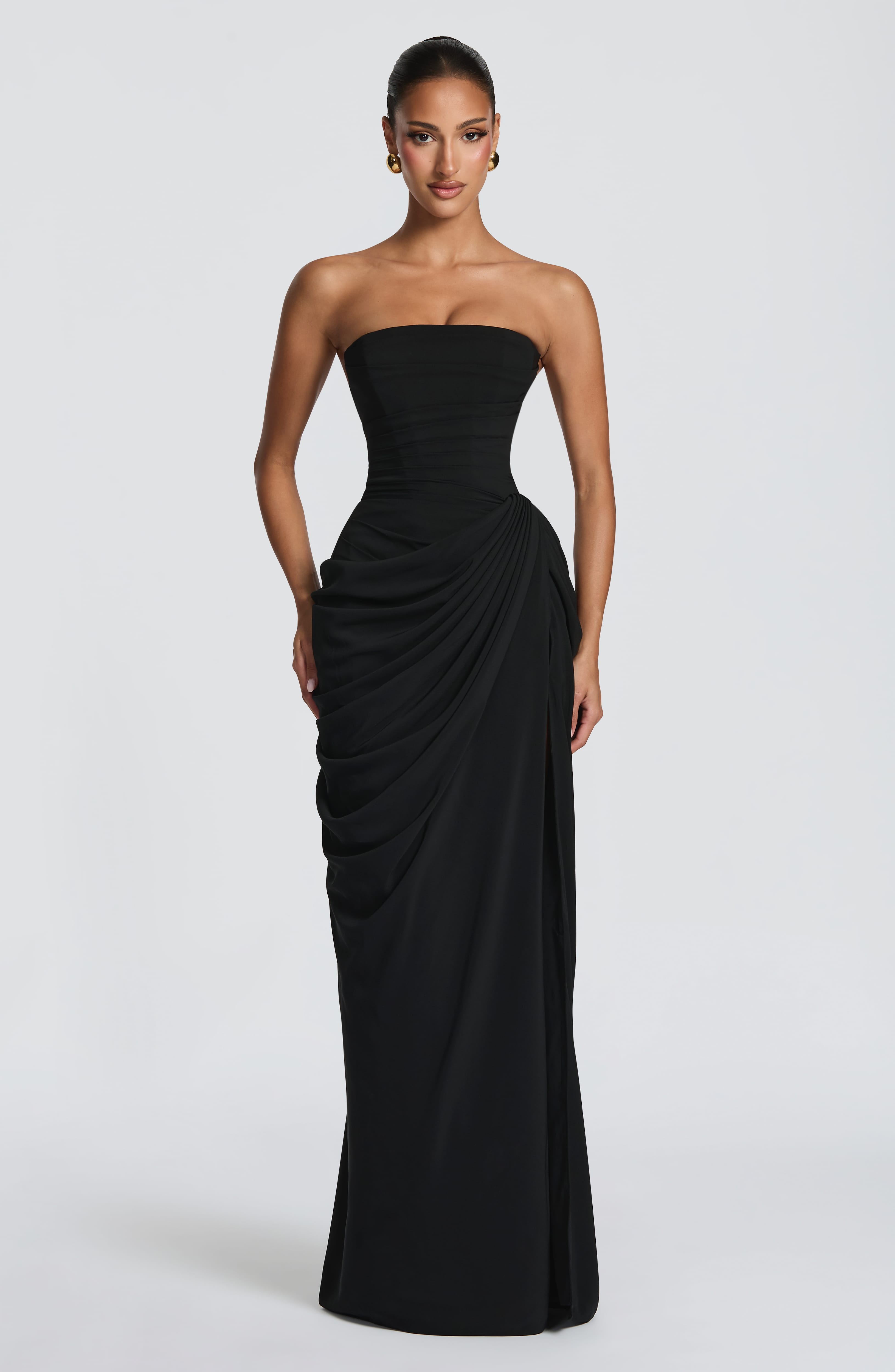 Cyra Maxi Dress – Black