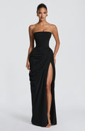 Cyra Maxi Dress – Black