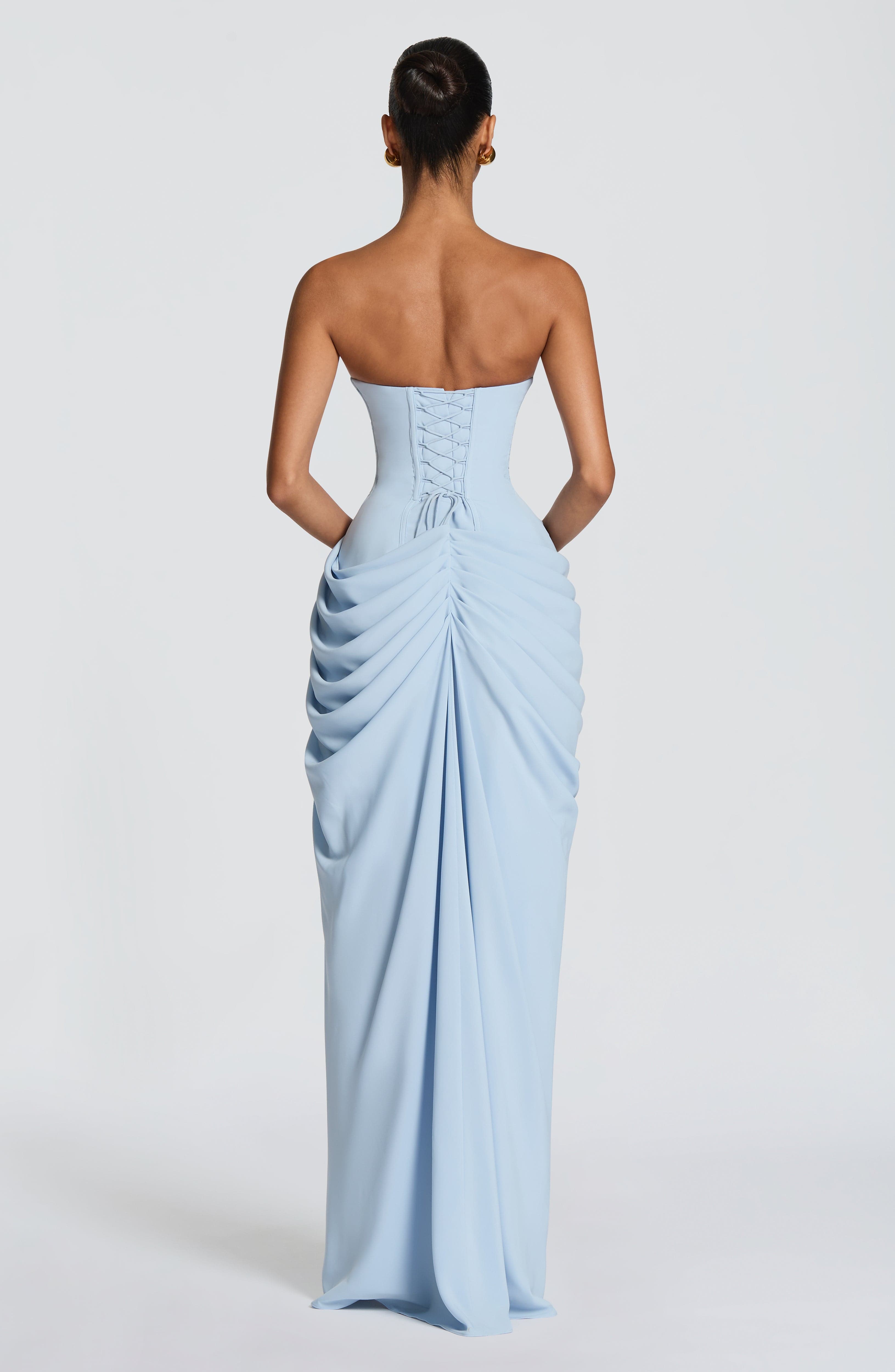 Aurora Maxi Dress – Glacier Blue