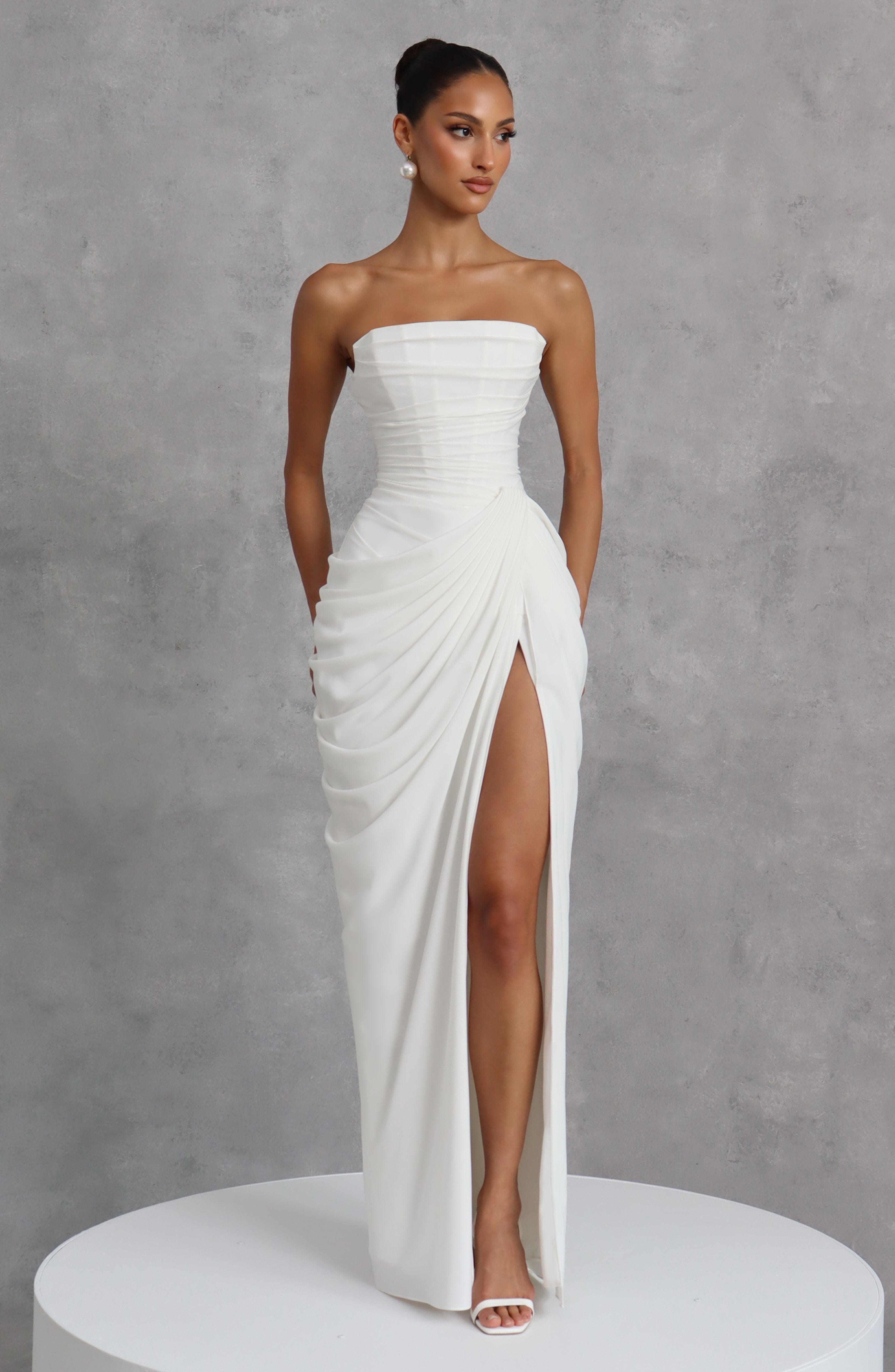 Cyra Maxi Dress – Ivory