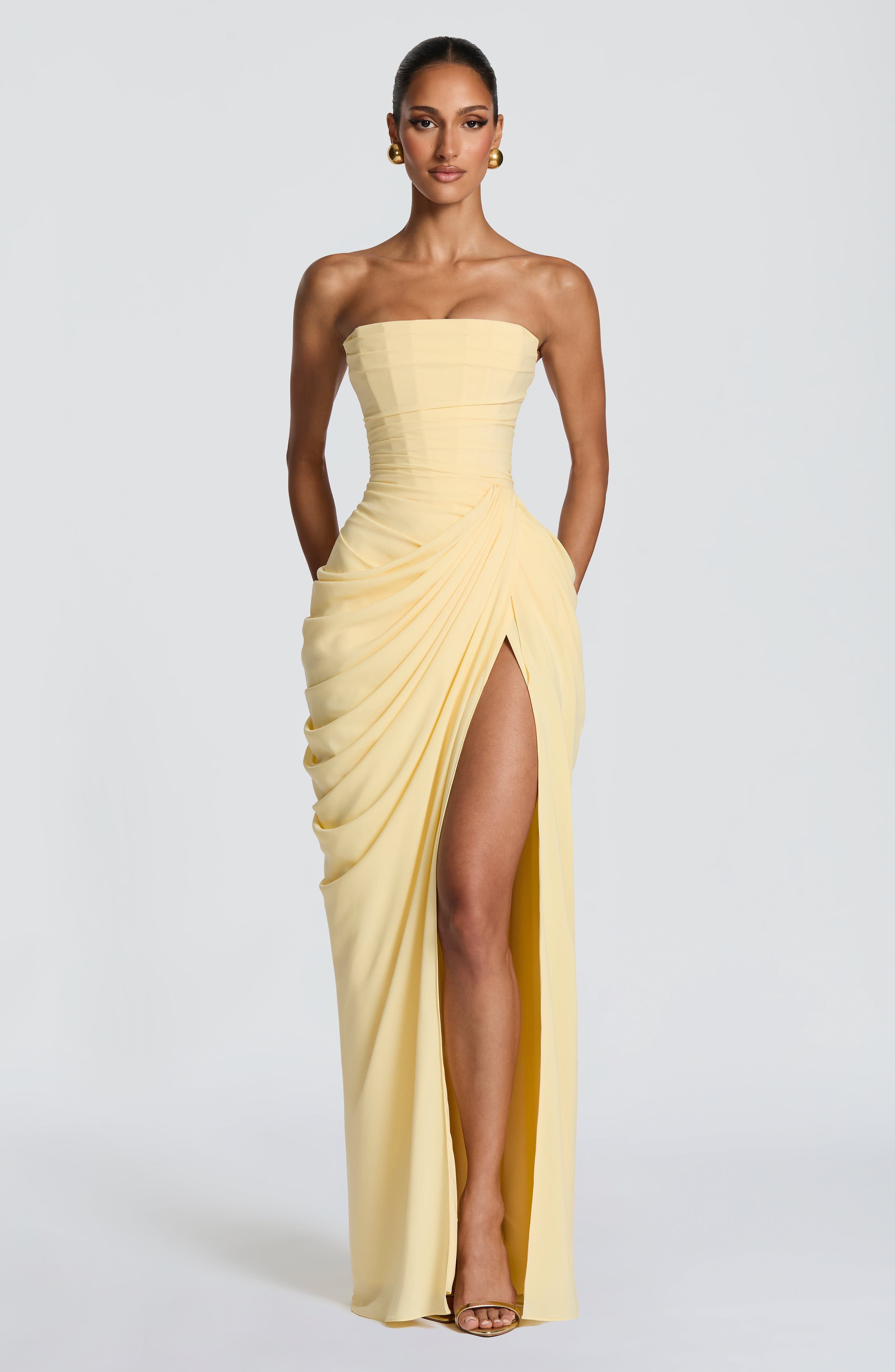 Celeste Maxi Dress – Lemon