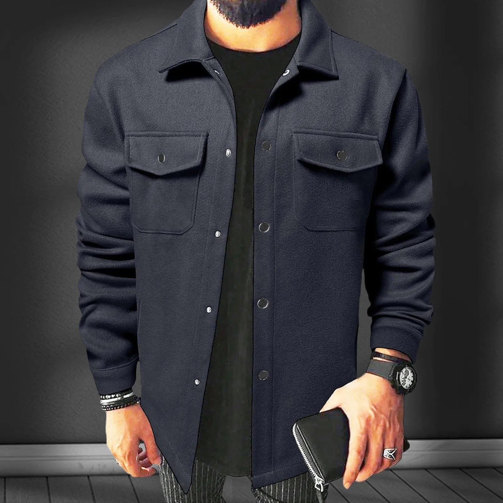 Men's Flannel Wool Shirt