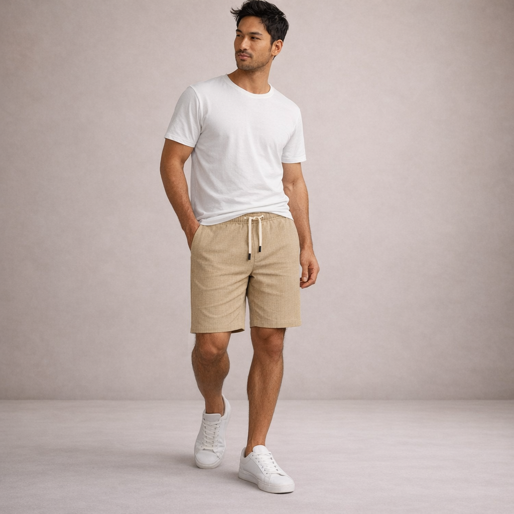 Men's Linen Shorts