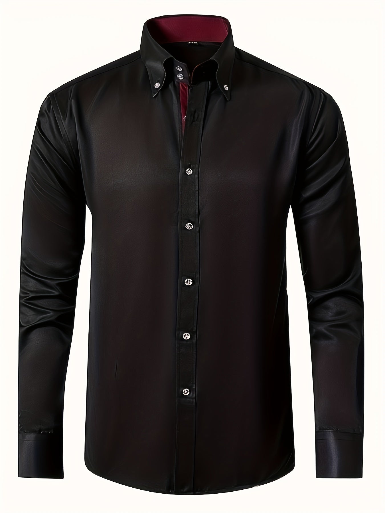 Men's Plain Long Sleeve Shirt