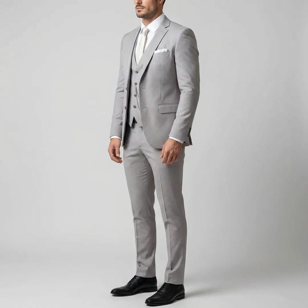 Men's Tailored Three-Piece Suit