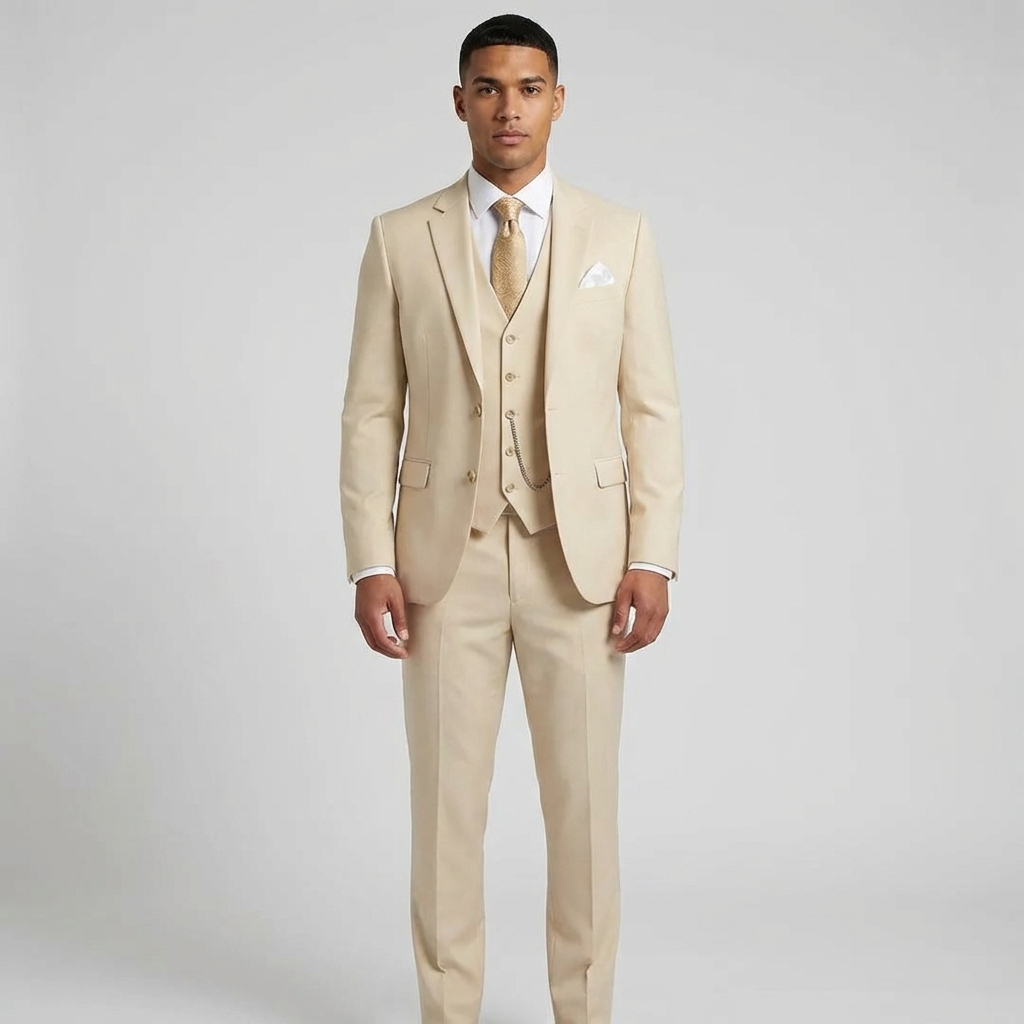 Men's Tailored Three-Piece Suit