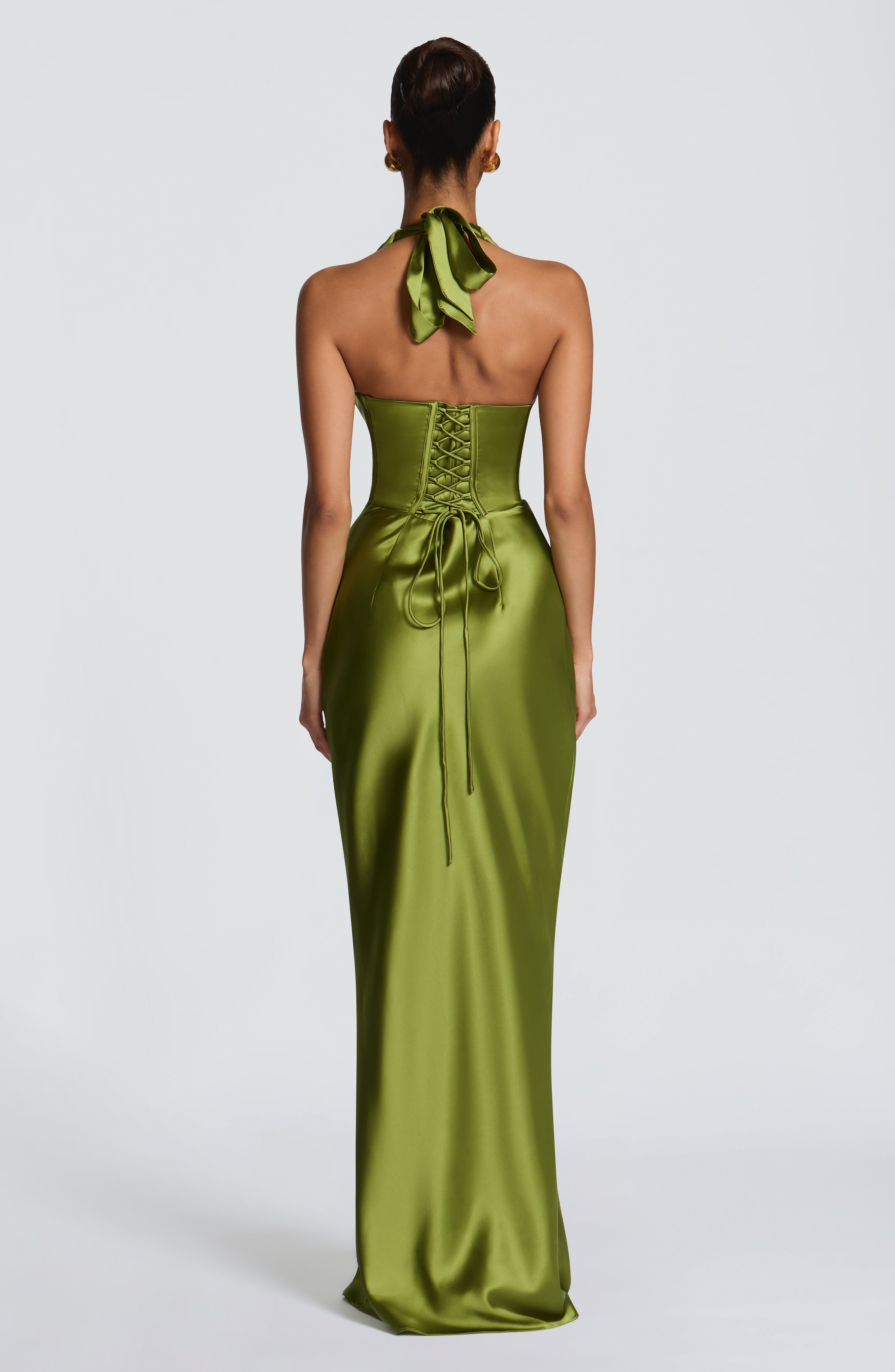 Elowen Maxi Dress – Olive