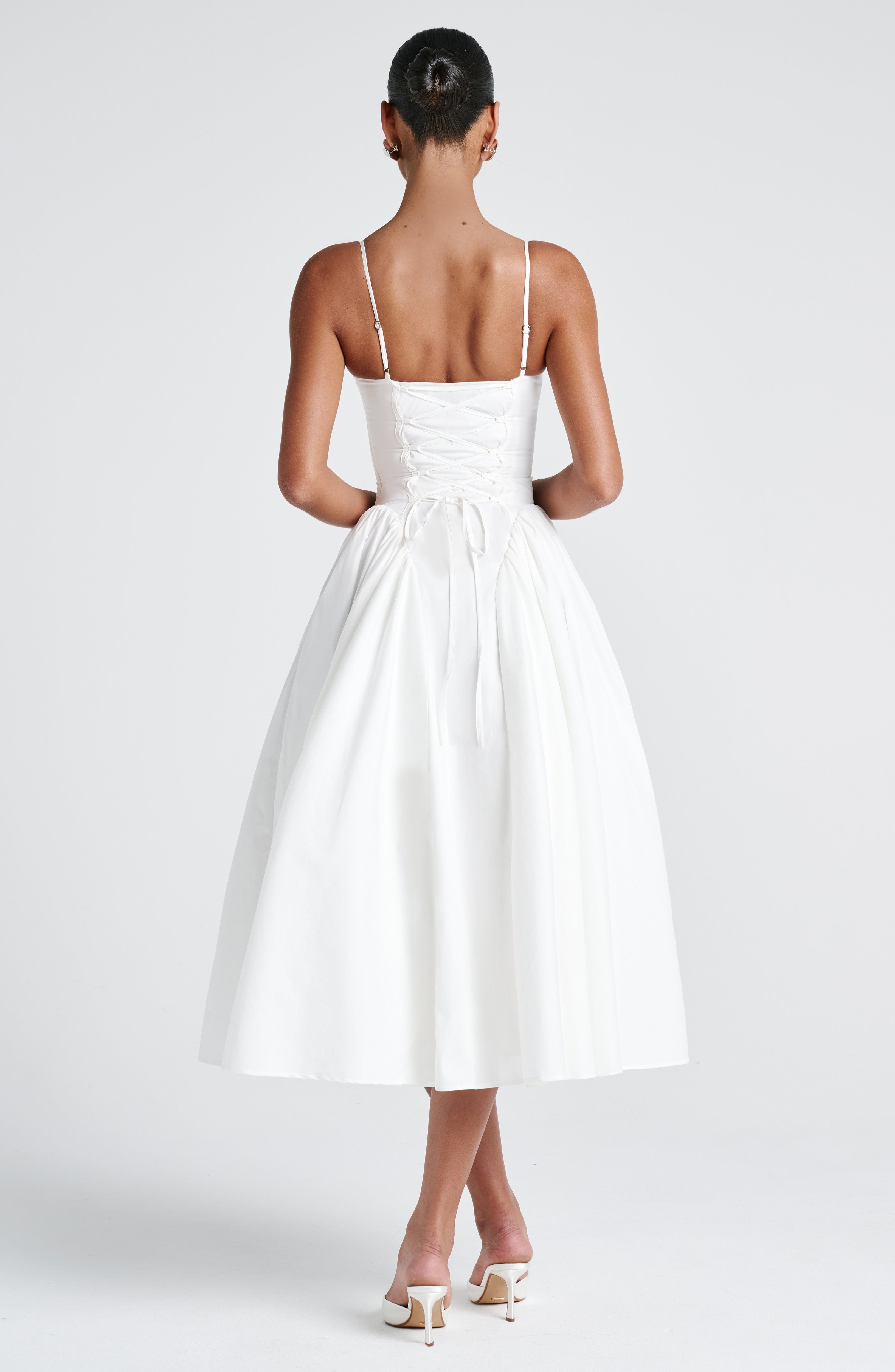 Emerson Midi Dress – Ivory