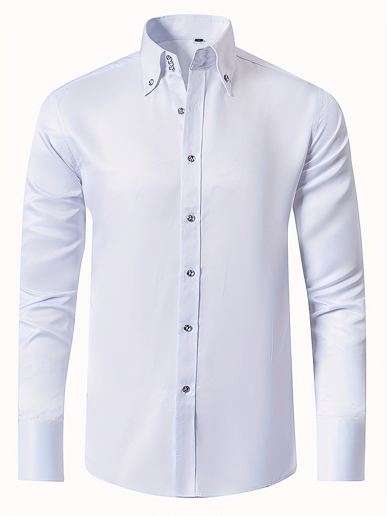 Men's Plain Long Sleeve Shirt