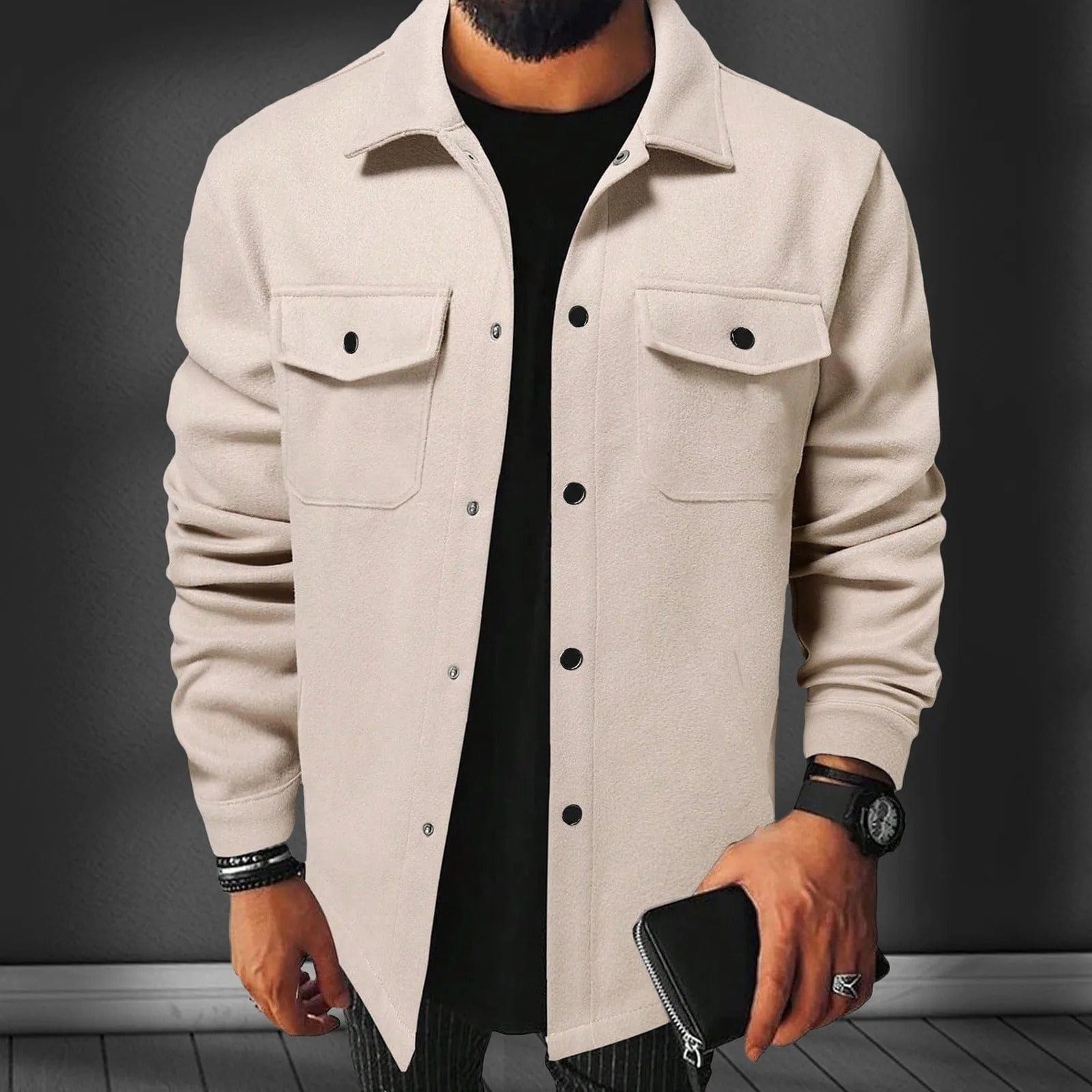 Men's Flannel Wool Shirt