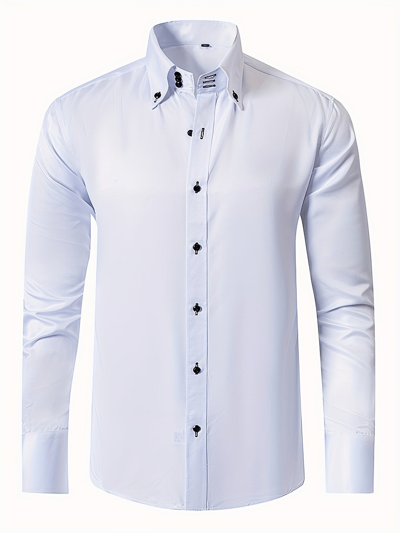 Men's Plain Long Sleeve Shirt