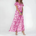 Women's Luxury Maxi Dress – Pink