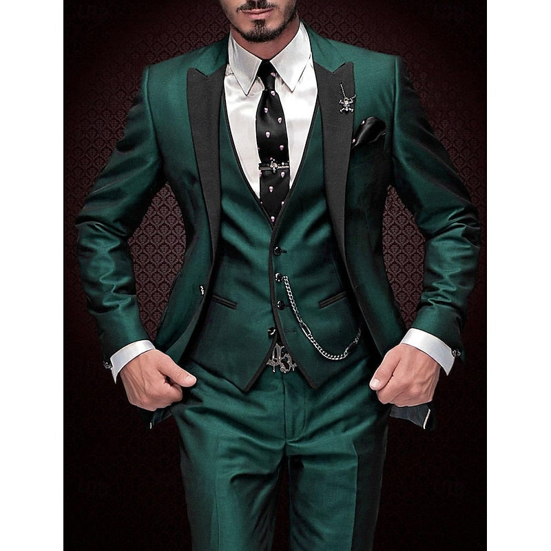 Men's Elegant Three-Piece Suit